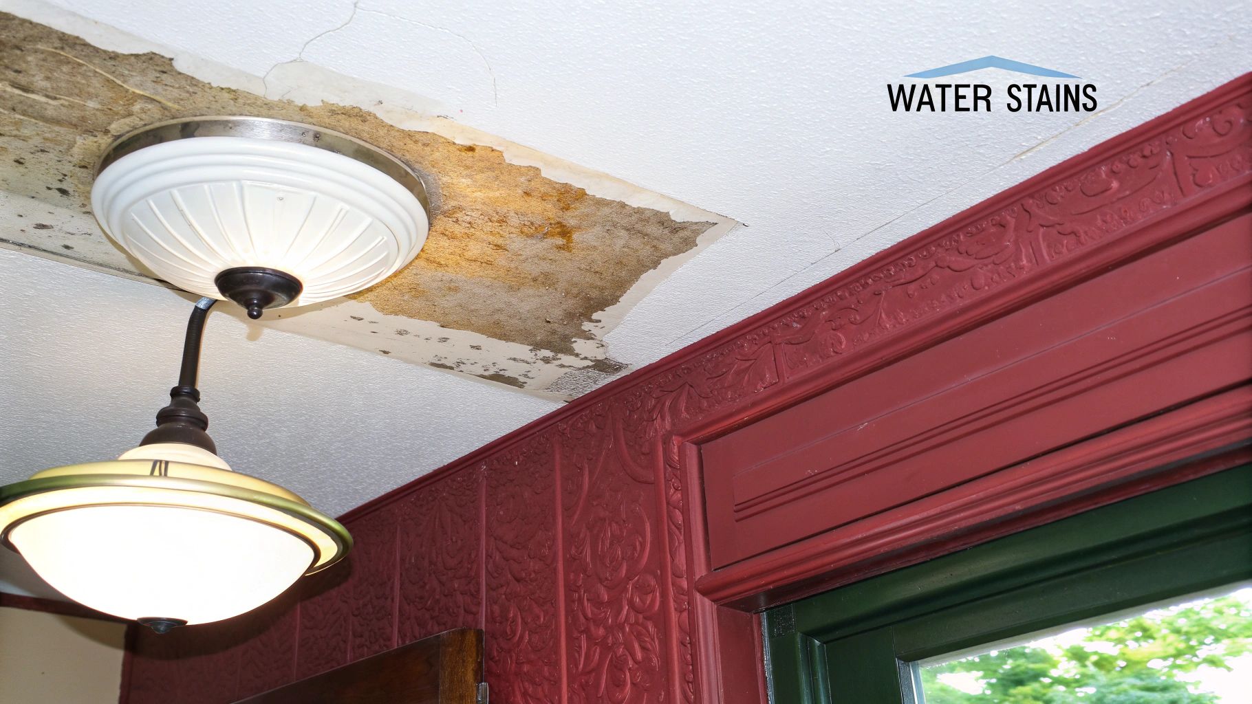 Water Stains and Discoloration on Ceilings and Walls