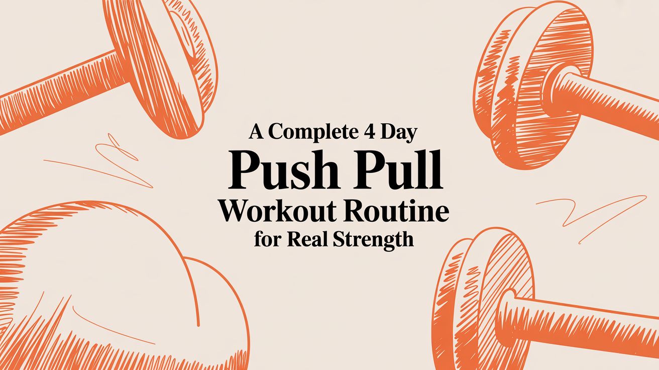 A Complete 4 Day Push Pull Workout Routine for Real Strength