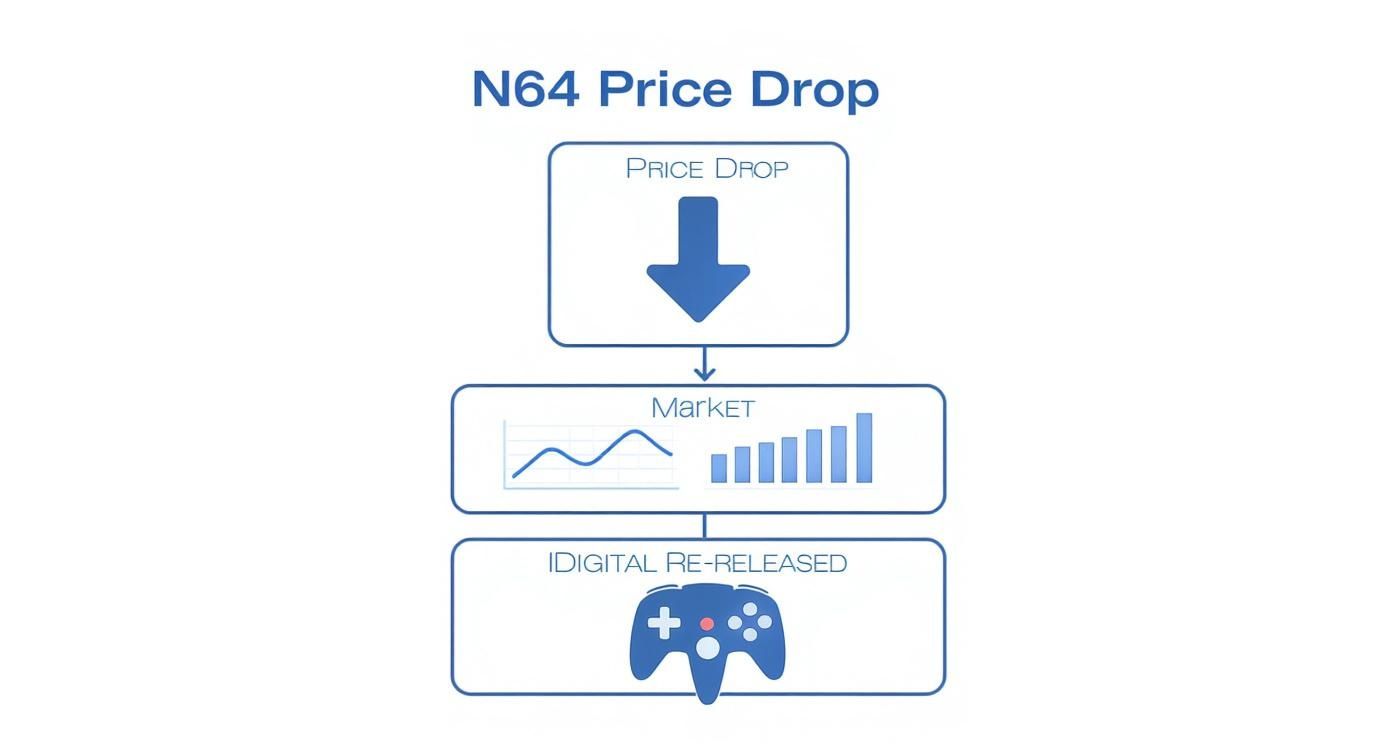 Infographic about cheap n64 games