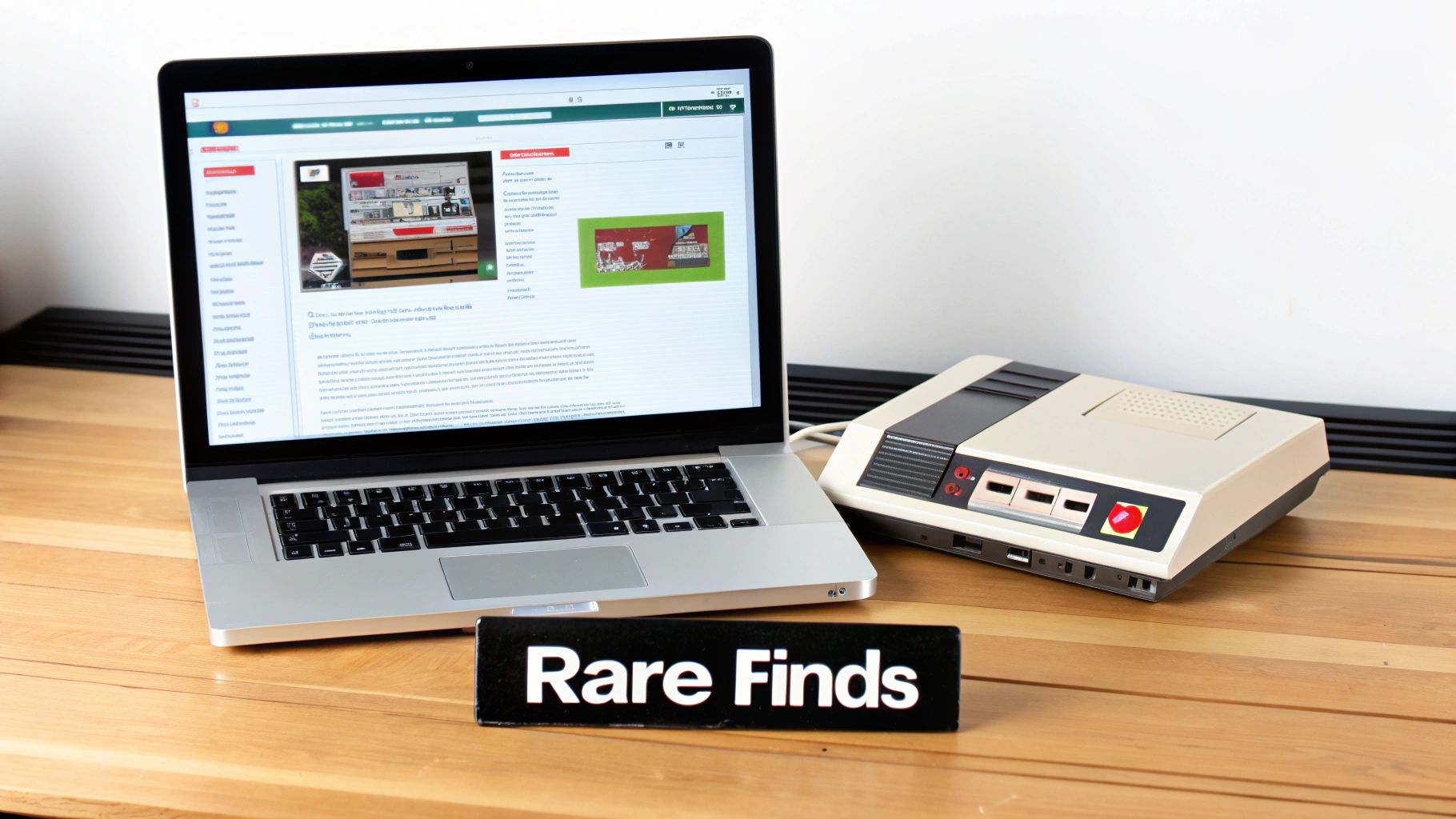 Retro consoles on display at a local market stall.