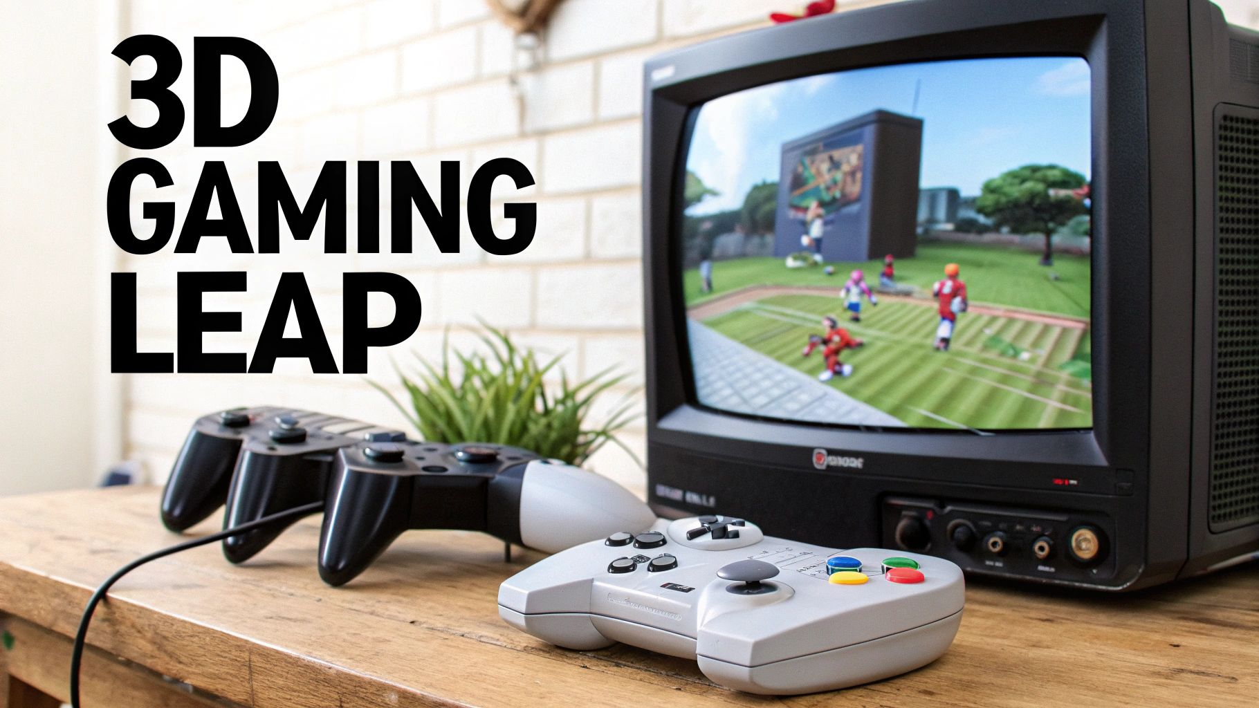 A collection of 32/64-bit era consoles including the PlayStation and Nintendo 64.