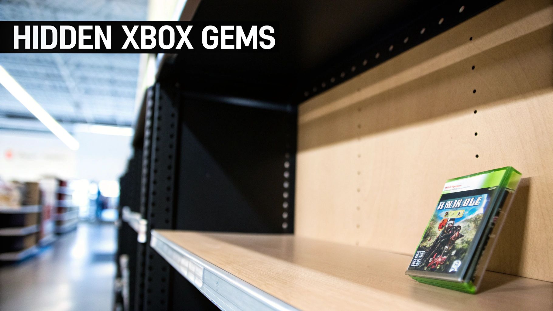 A collector's shelf featuring rare and valuable original Xbox exclusive games.