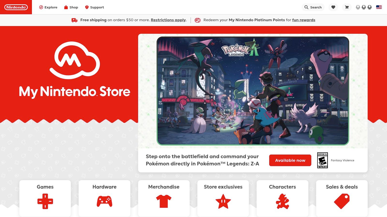 Nintendo eShop (Nintendo.com)