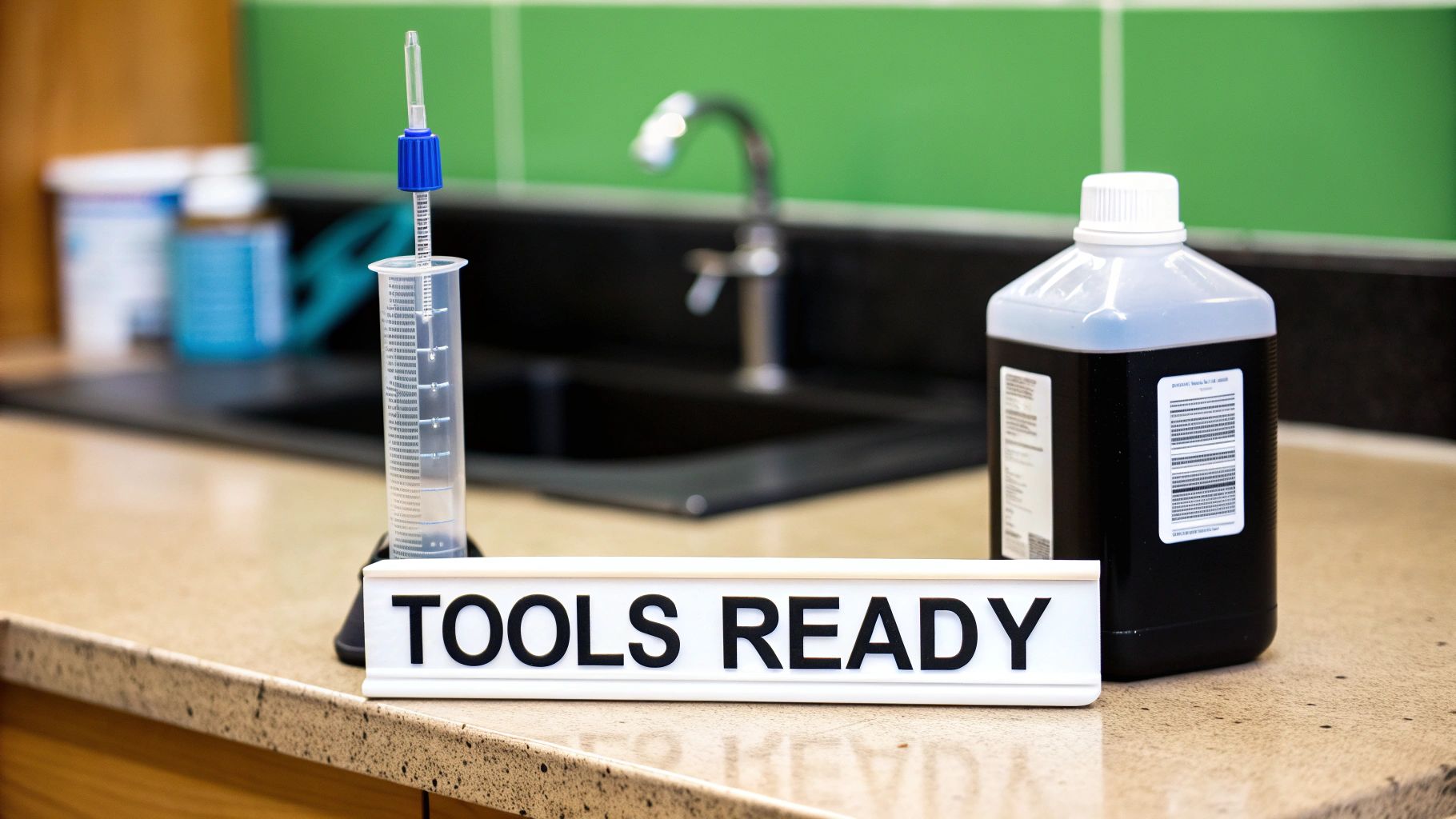 Safety precautions when diluting hydrogen peroxide