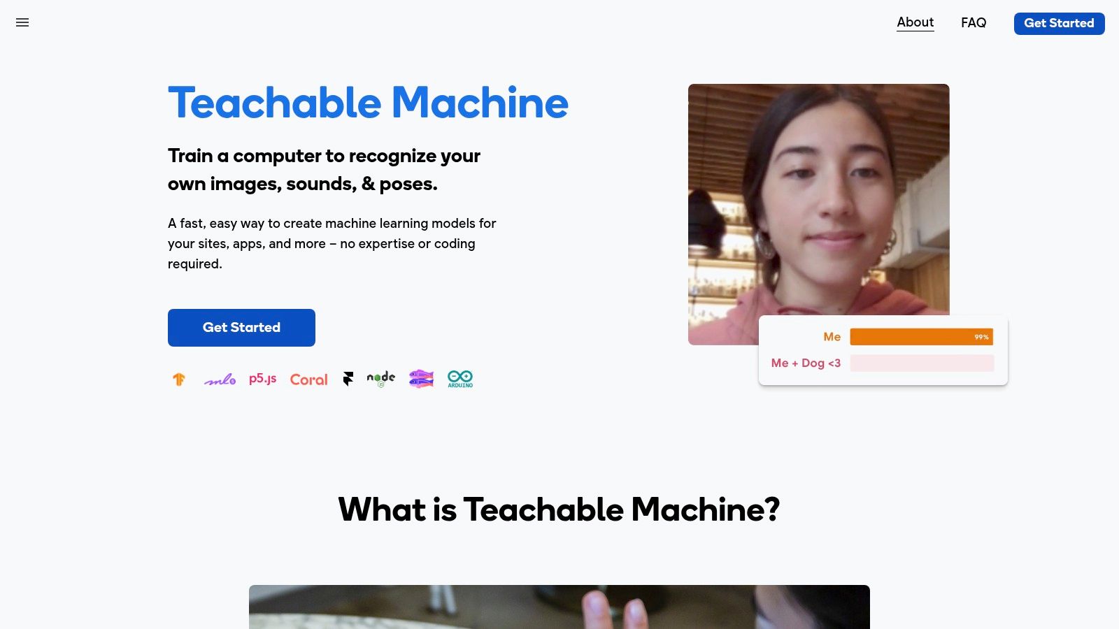 Google Teachable Machine