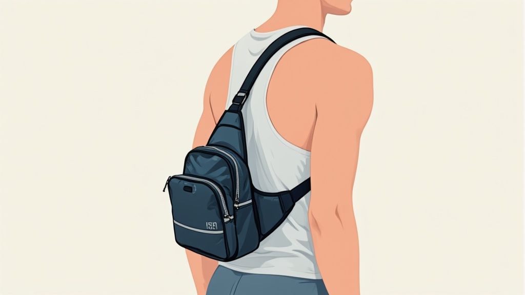 LAVIE SPORT Nylon Sling Bag