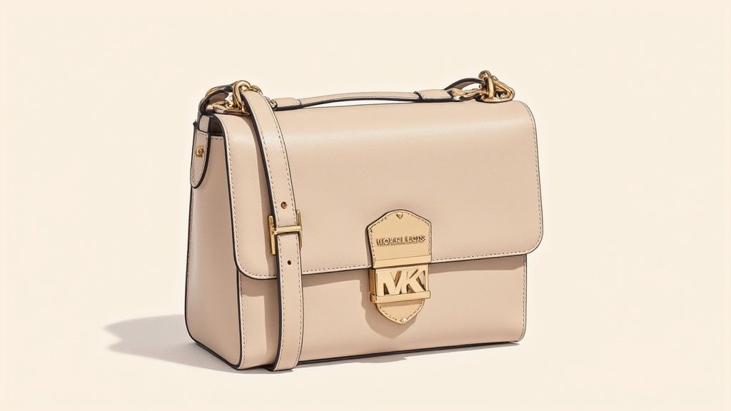 Michael Kors Greyson Leather Sling Bag