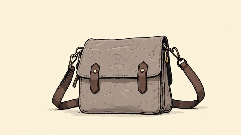 Caprese Lexi Textured Sling Bag