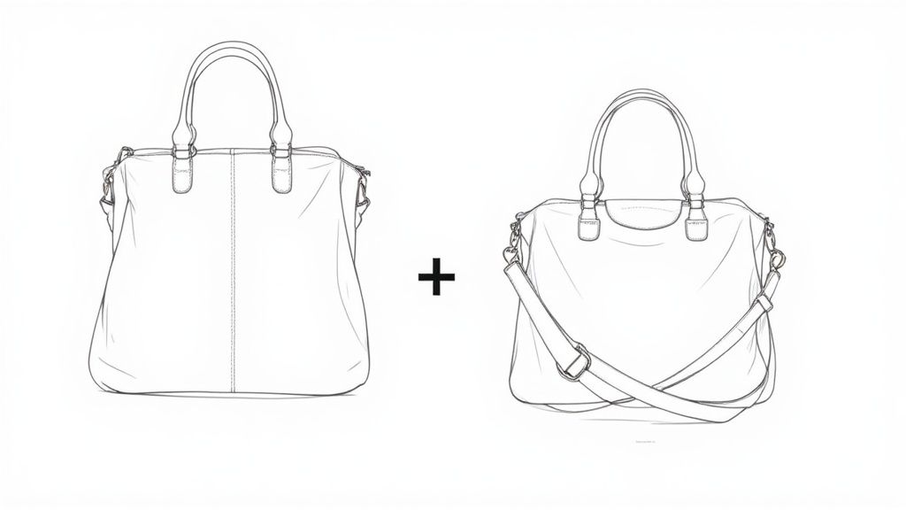 Fossil Rachel Tote Convertible