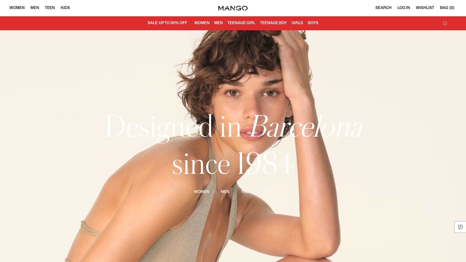 Mango Official Website (India)