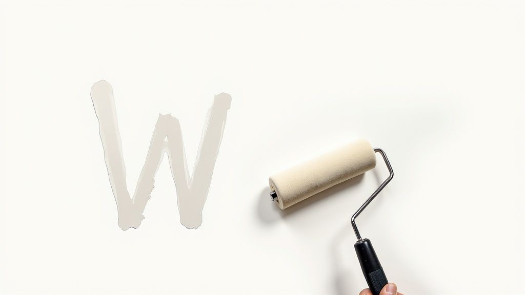 A person rolling on a coat of drywall primer, achieving a smooth and even finish.