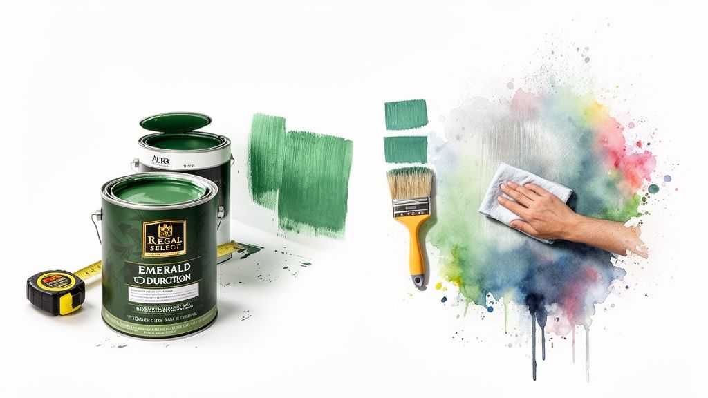 Soca Services uses top-quality paint from Benjamin Moore and Sherwin-Williams for durable results.
