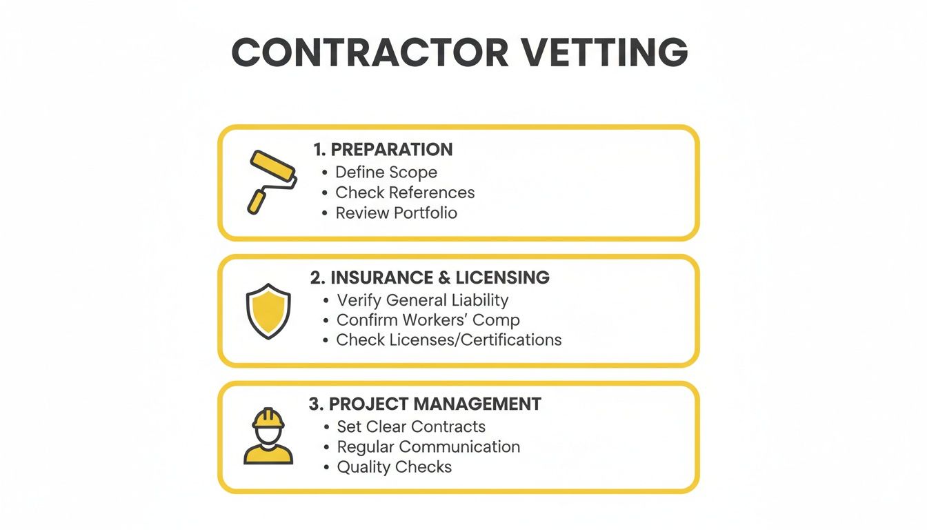 Soca Services infographic on contractor vetting