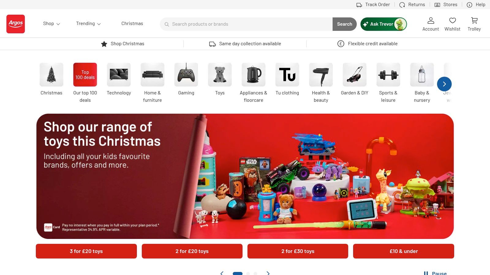 An Argos storefront, highlighting its accessibility and brand recognition in the UK retail market.