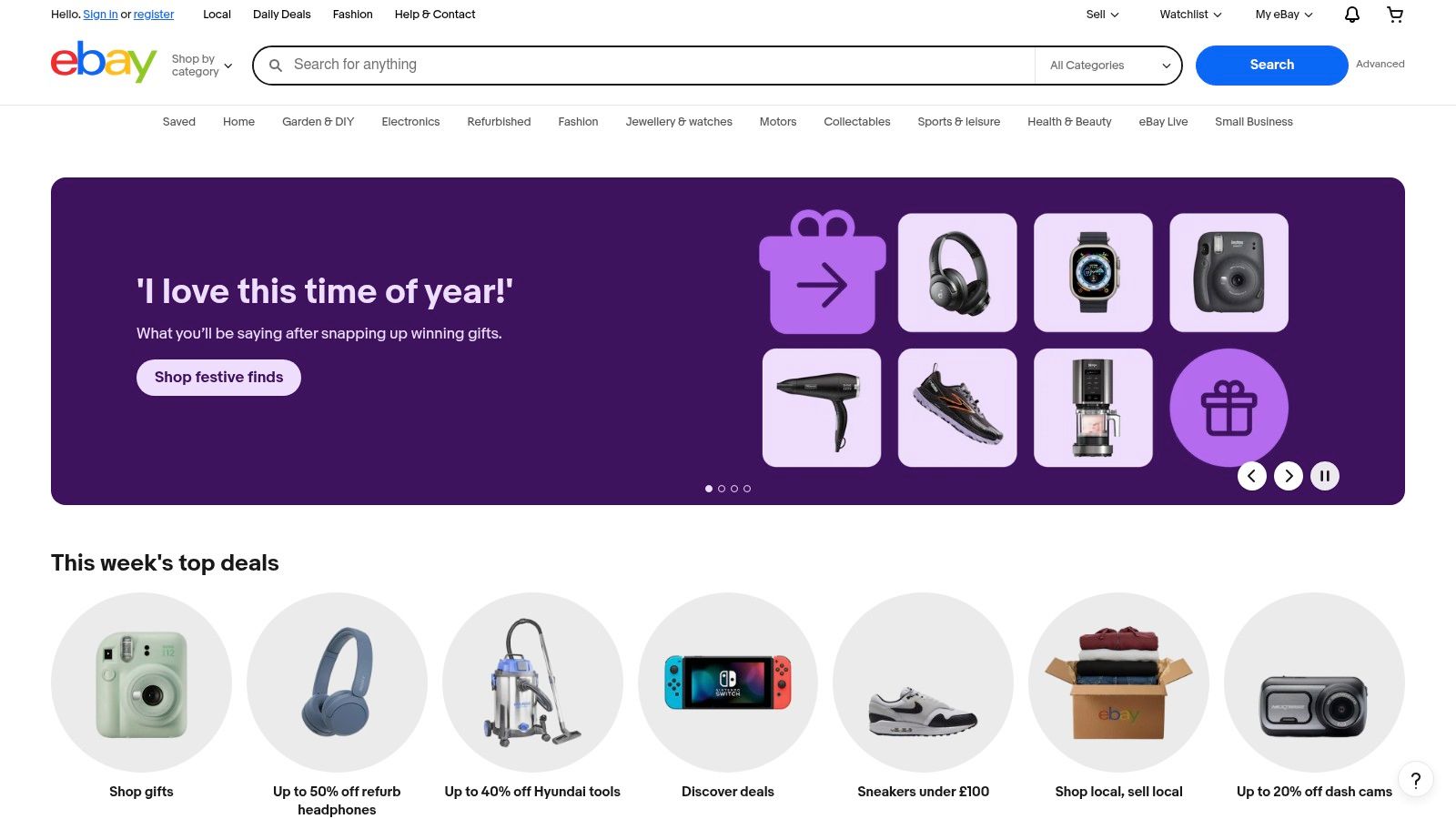 eBay UK marketplace listings for various monitor LED strips, showing different lengths and prices.