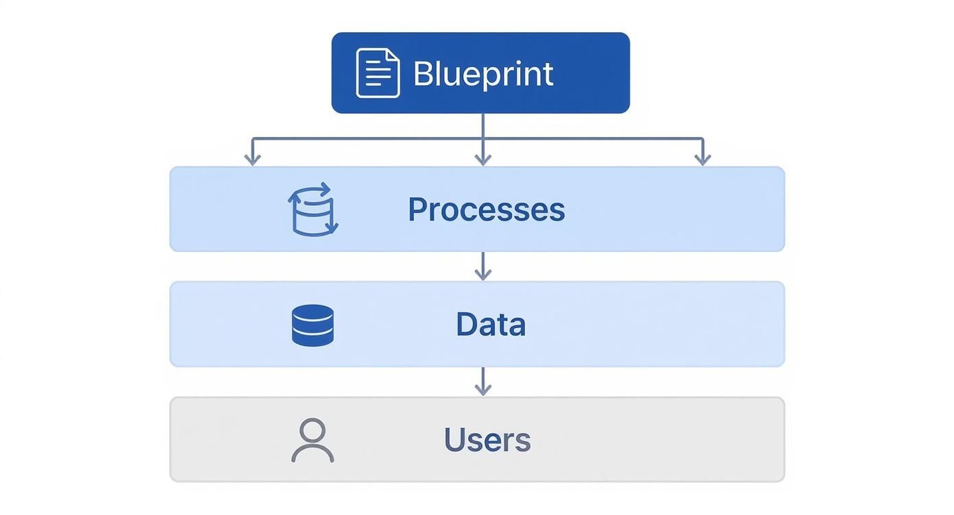 Infographic about how to build a crm system