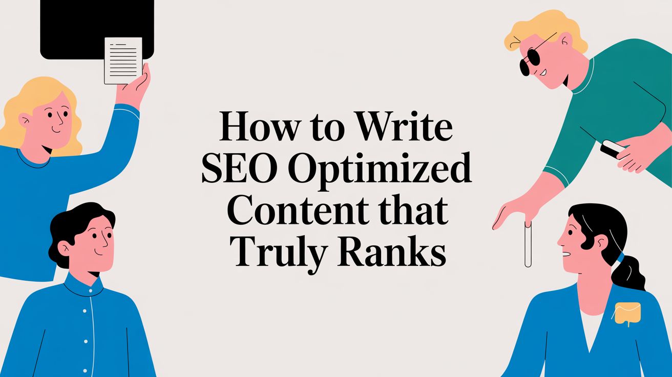 How to Write SEO Optimized Content That Truly Ranks