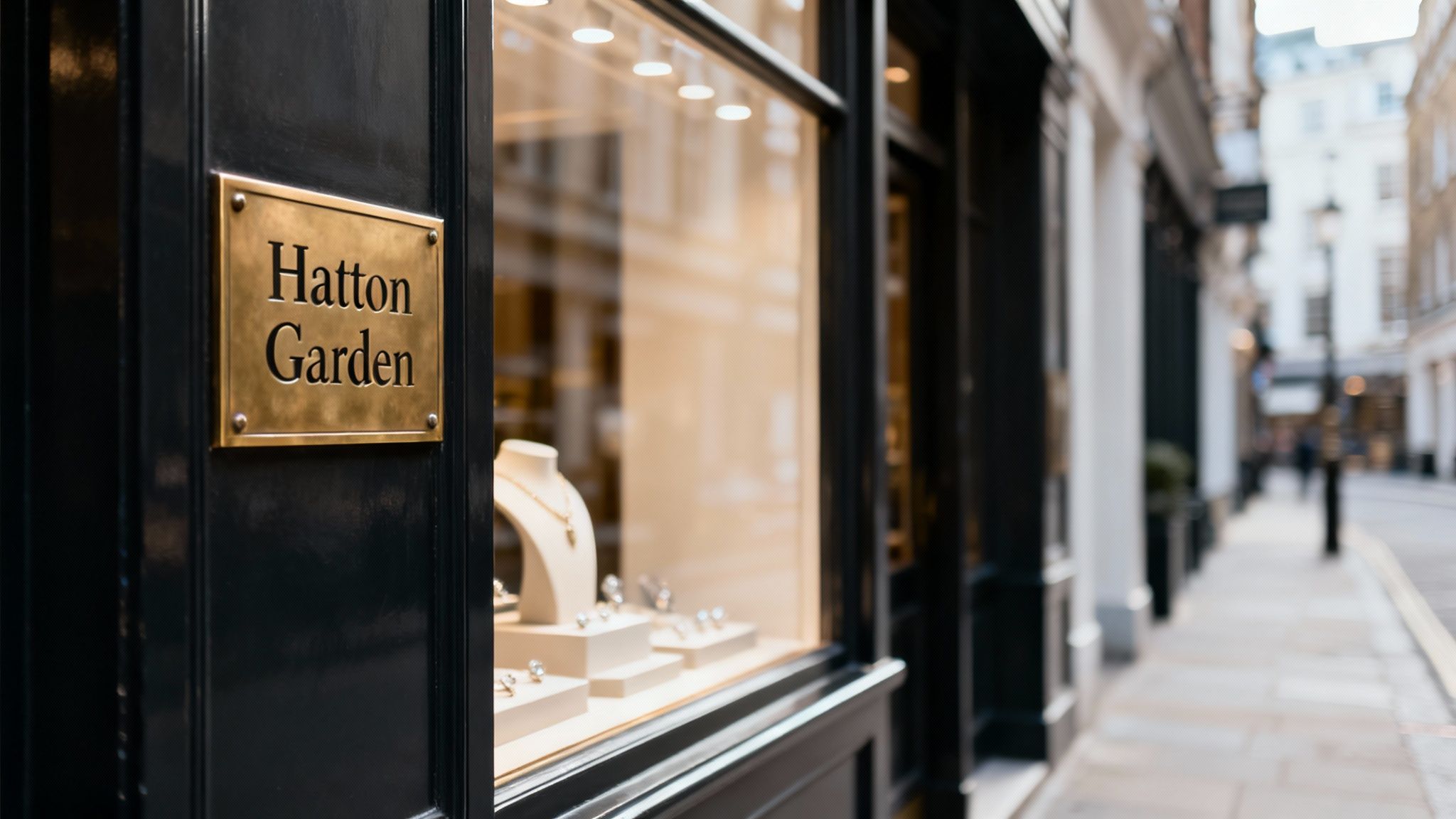 A skilled jeweller working meticulously on a ring in a Hatton Garden workshop