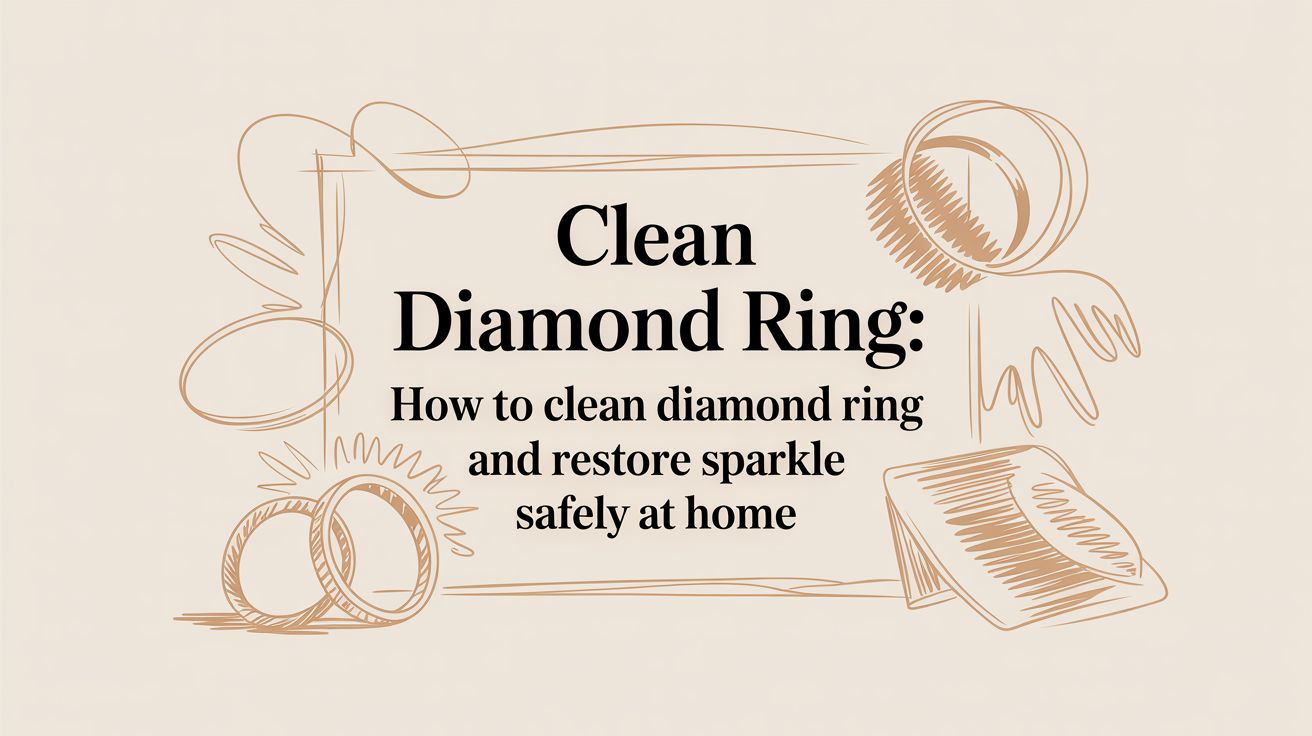 Clean Diamond Ring: How to clean diamond ring and Restore Sparkle Safely at Home