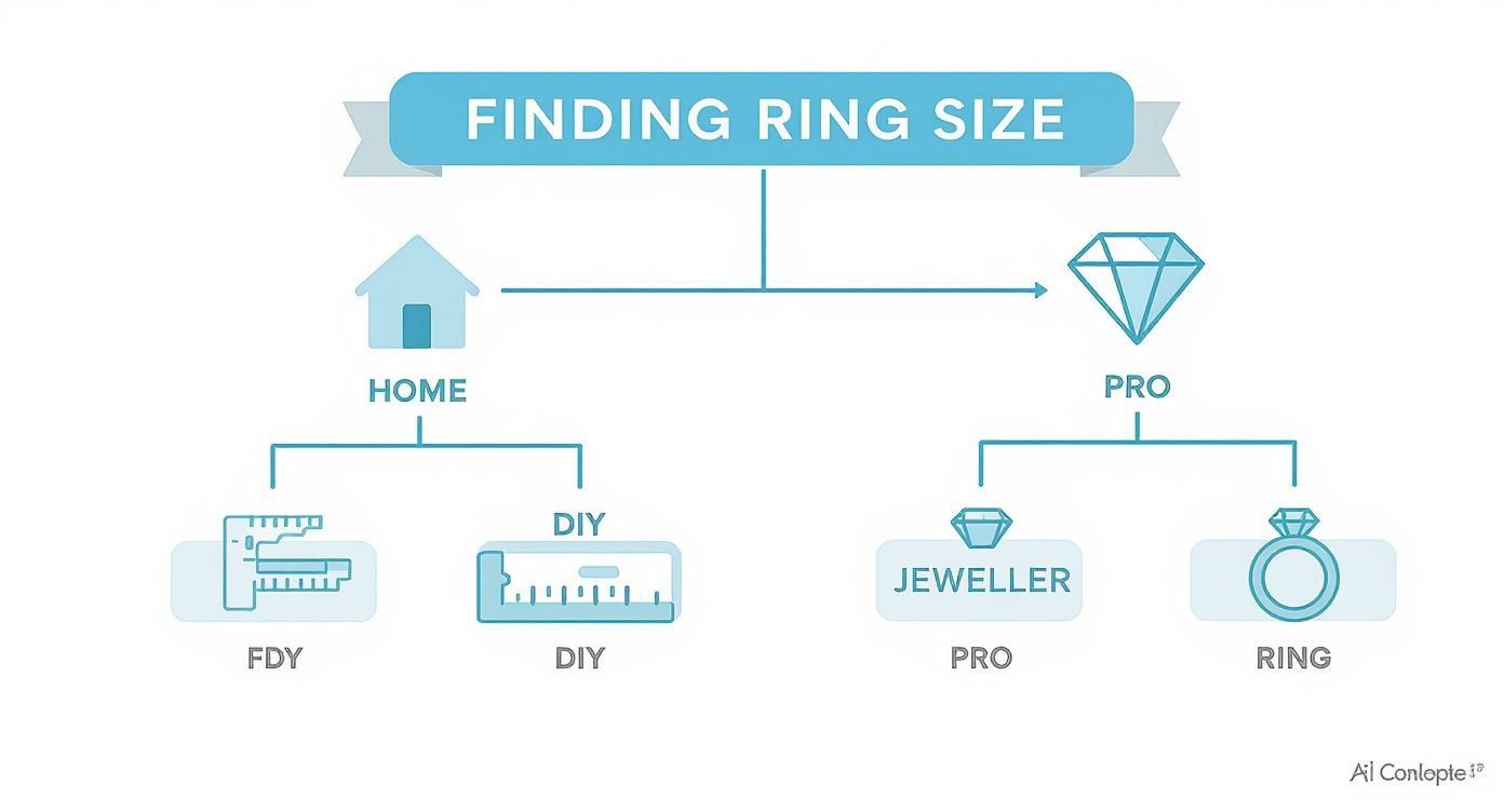 Infographic about engagement ring resizing
