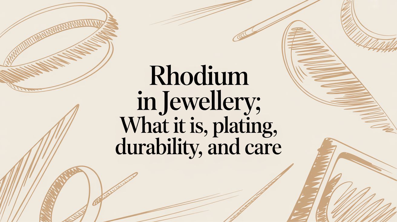 Rhodium in jewellery: What It Is, Plating, Durability, and Care