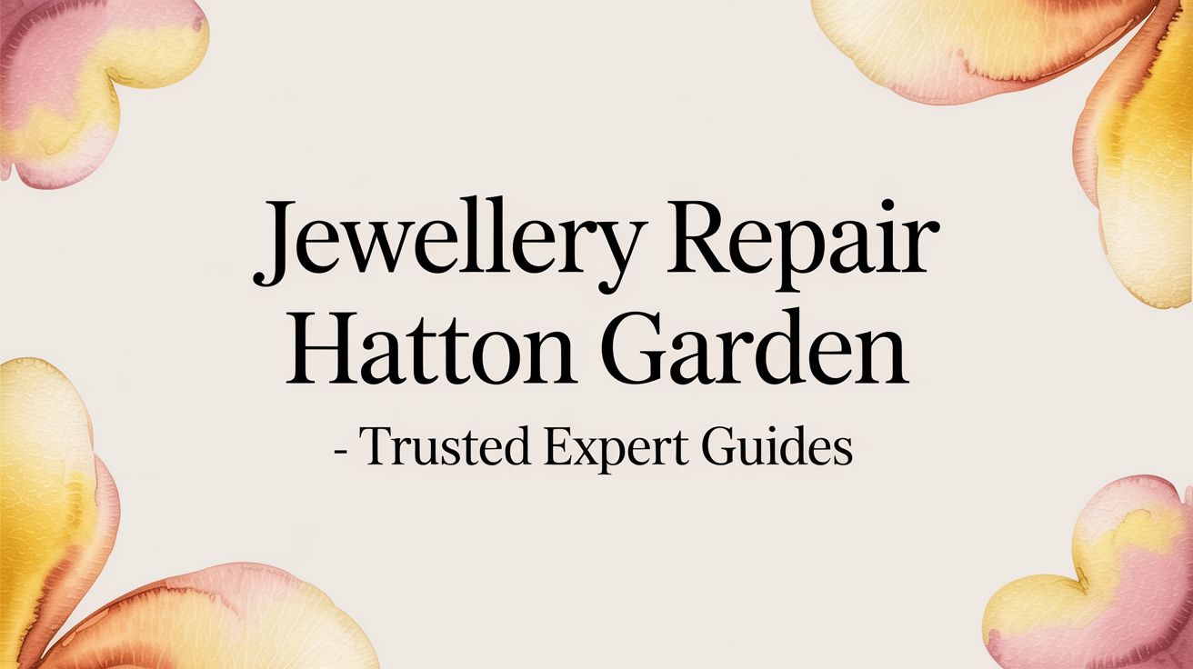 Jewellery Repair Hatton Garden – Trusted Expert Guides