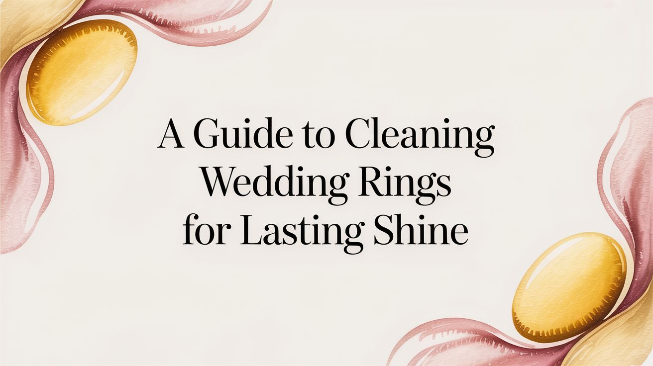 A Guide to Cleaning Wedding Rings for Lasting Shine