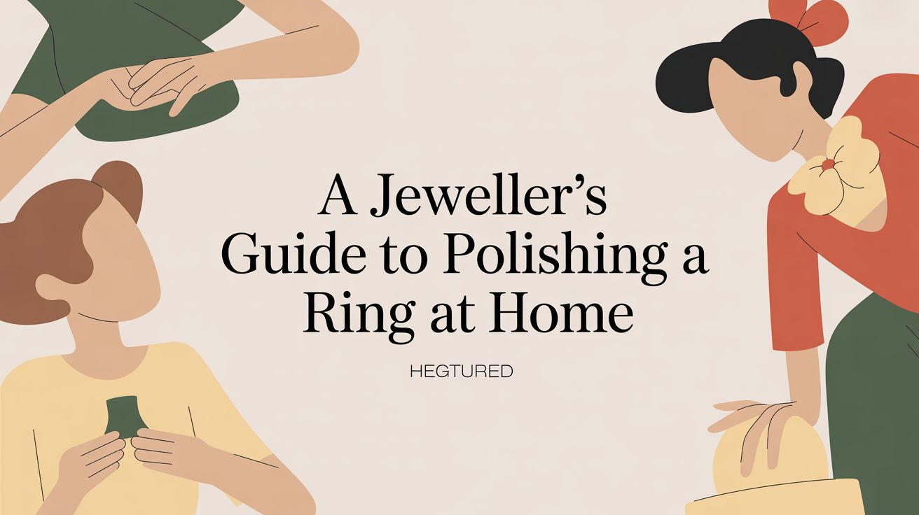 A Jeweller's Guide to Polishing a Ring at Home