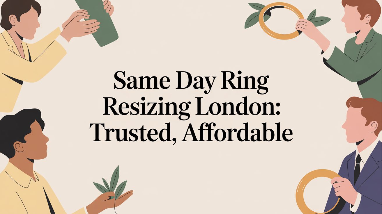 same day ring resizing london: trusted, affordable