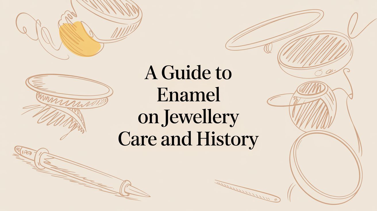 A Guide to Enamel on Jewellery Care and History