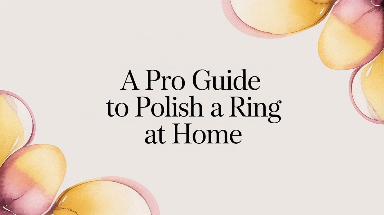 A Pro Guide to Polish a Ring at Home