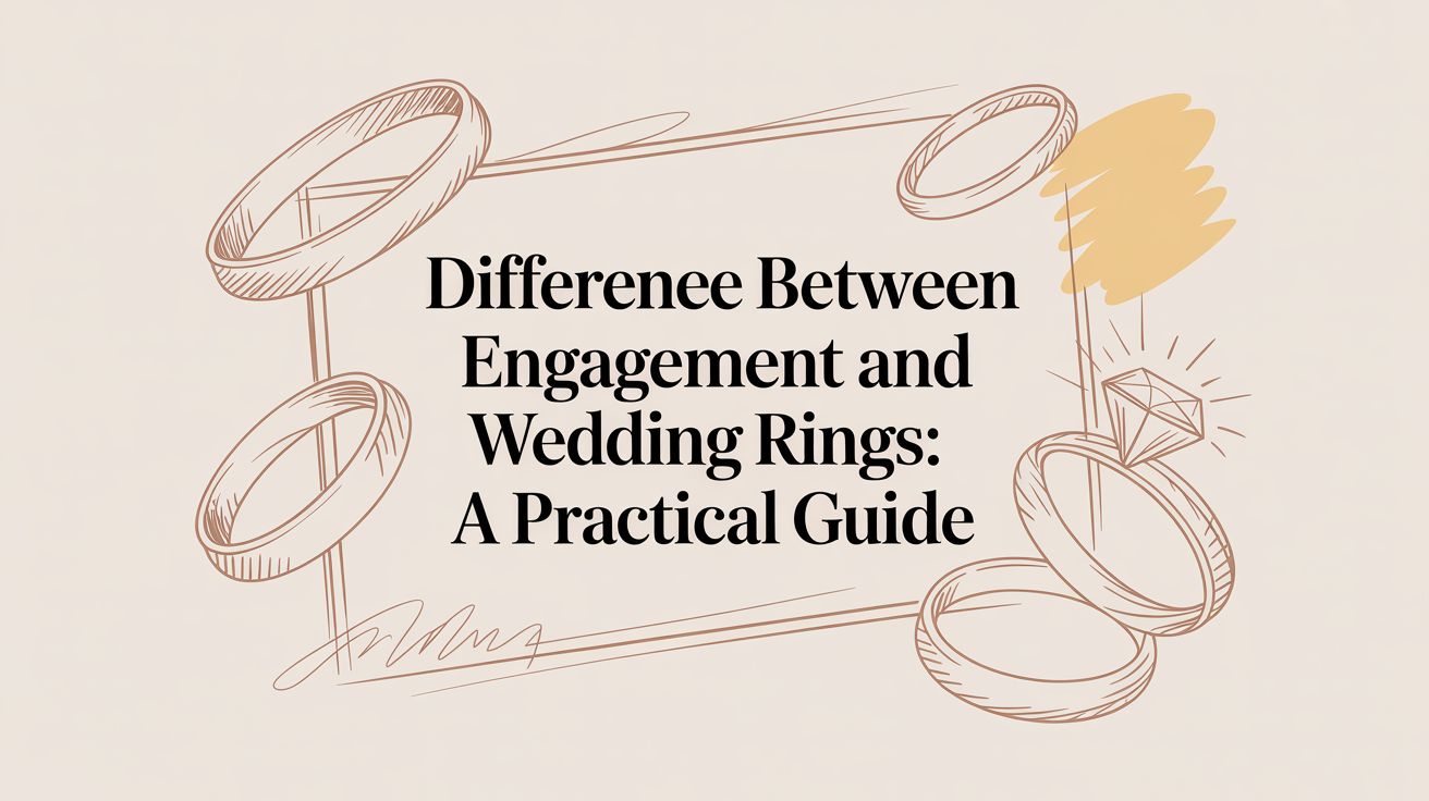 Difference Between Engagement and Wedding Rings: A Practical Guide