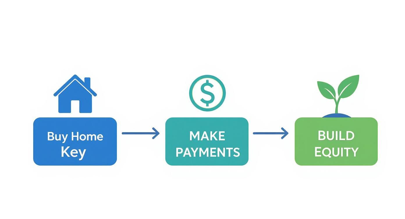 Infographic about what is home equity