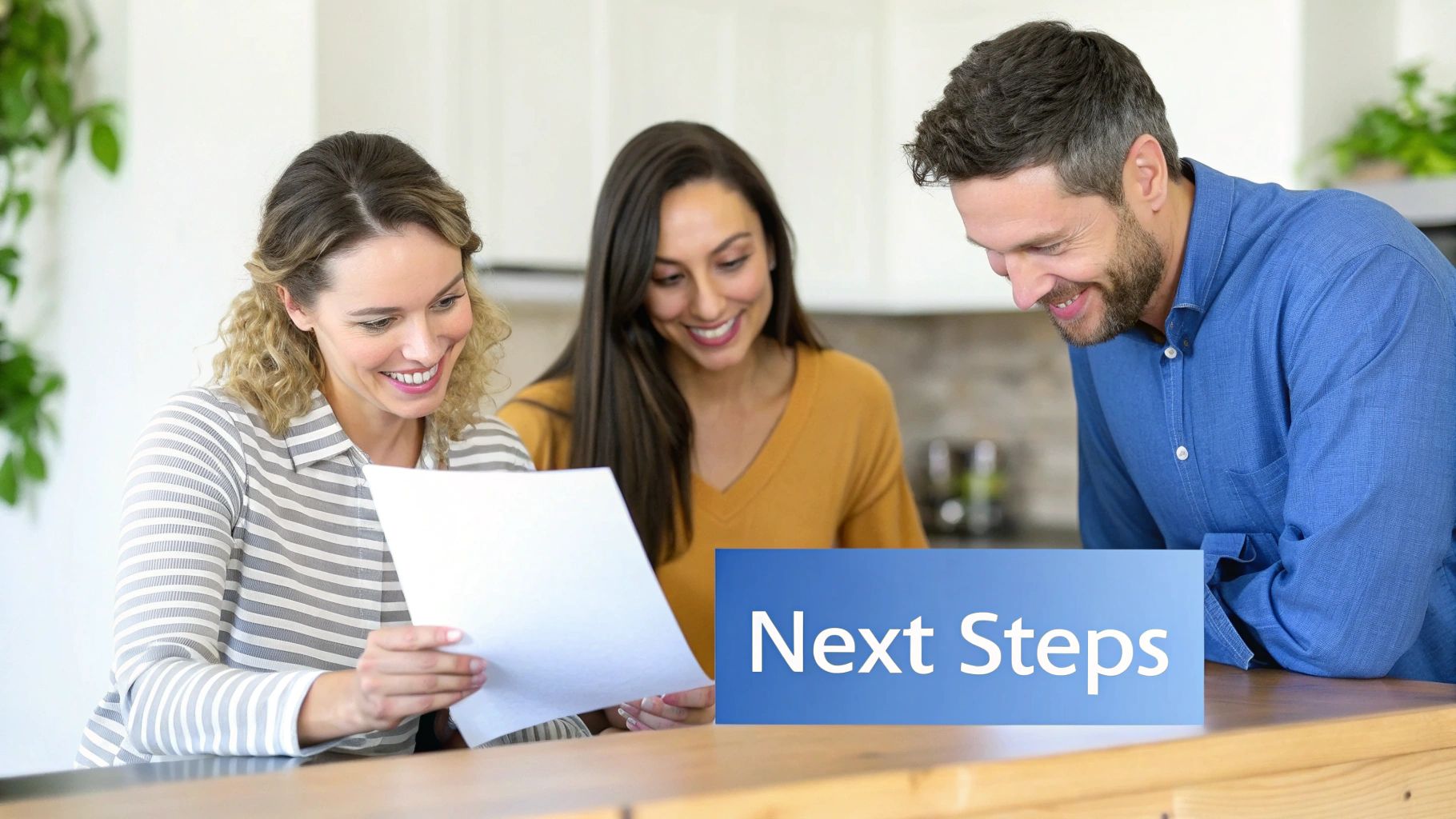 A person holding a pre-approval letter and house keys, looking excited to start their home search.