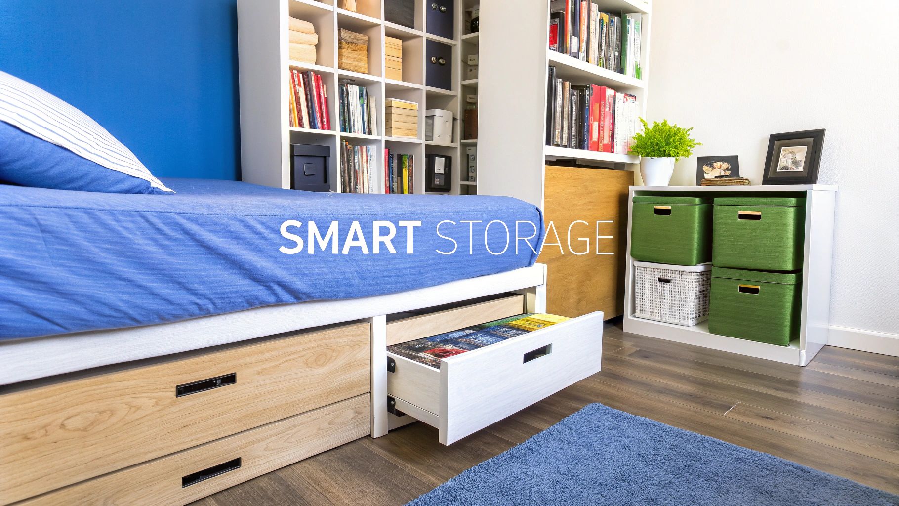 How to Organize a Small Bedroom: Smart Storage Ideas and Tips