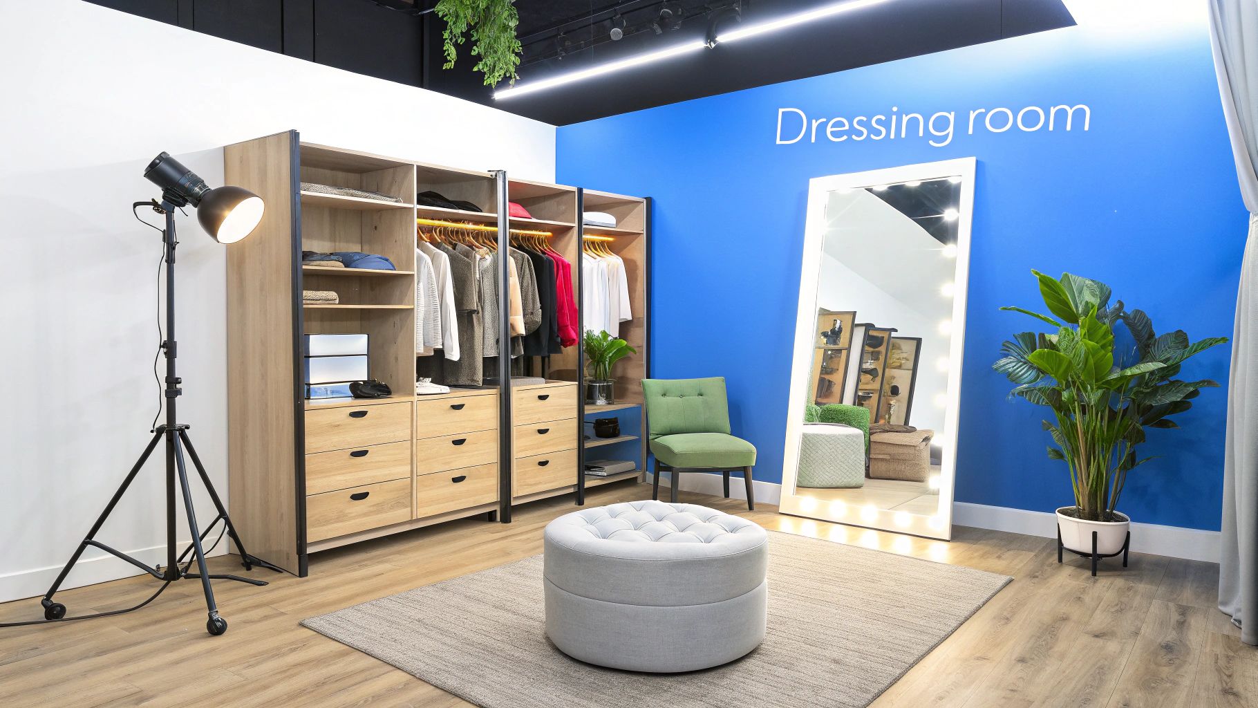 The Walk-In Closet as Dressing Room