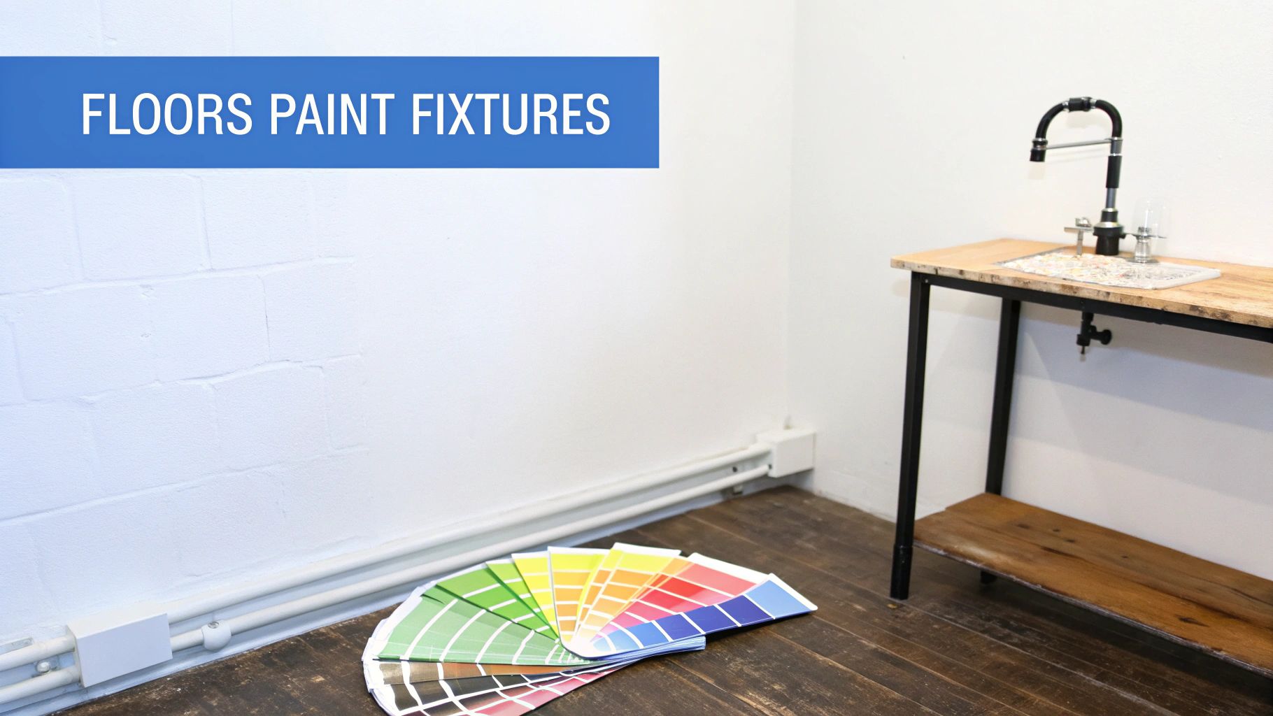 A professional reviewing a home design on a tablet with a construction site in the background.