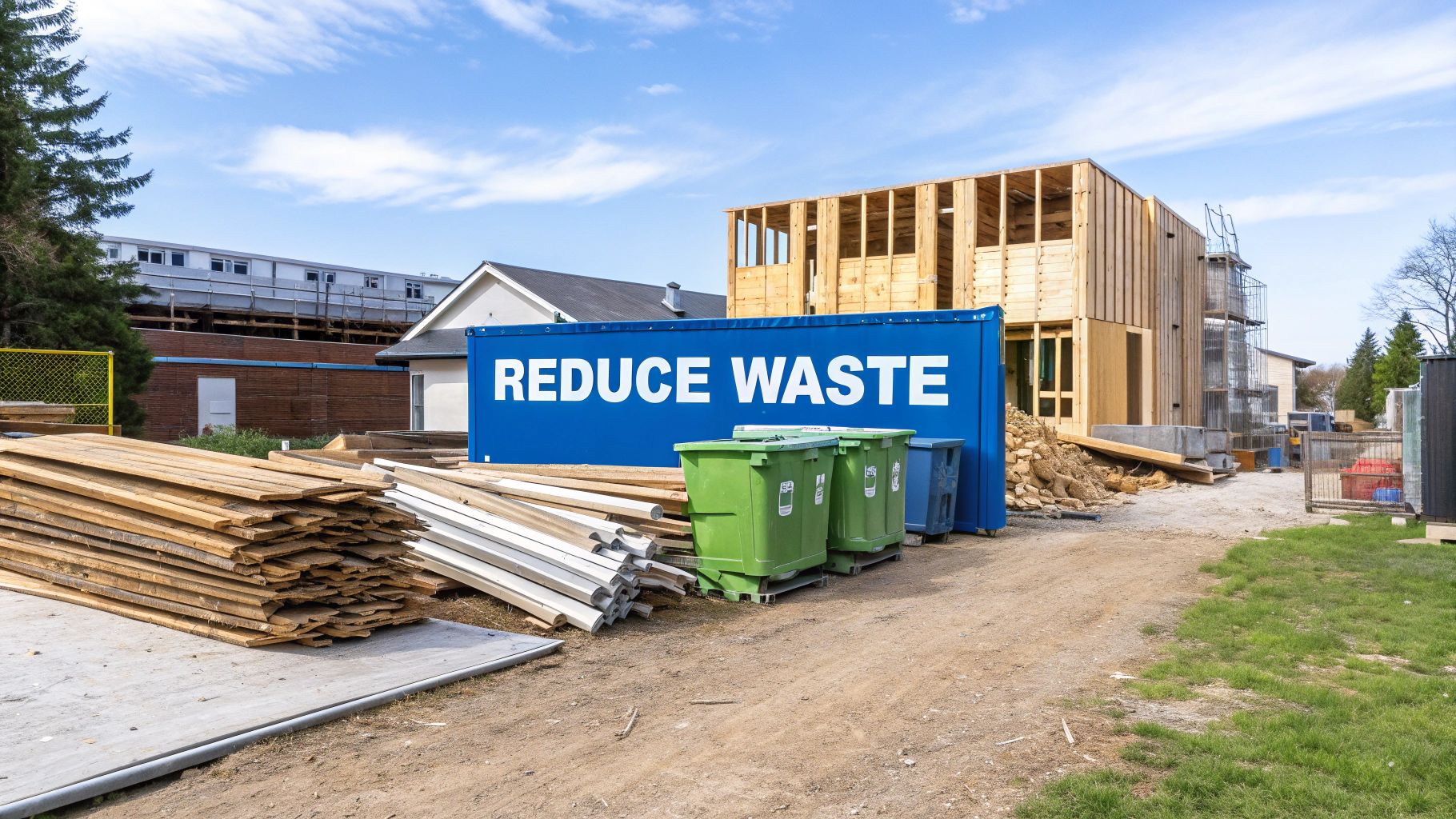 Smart Building: Reducing Construction Waste for a Greener Home