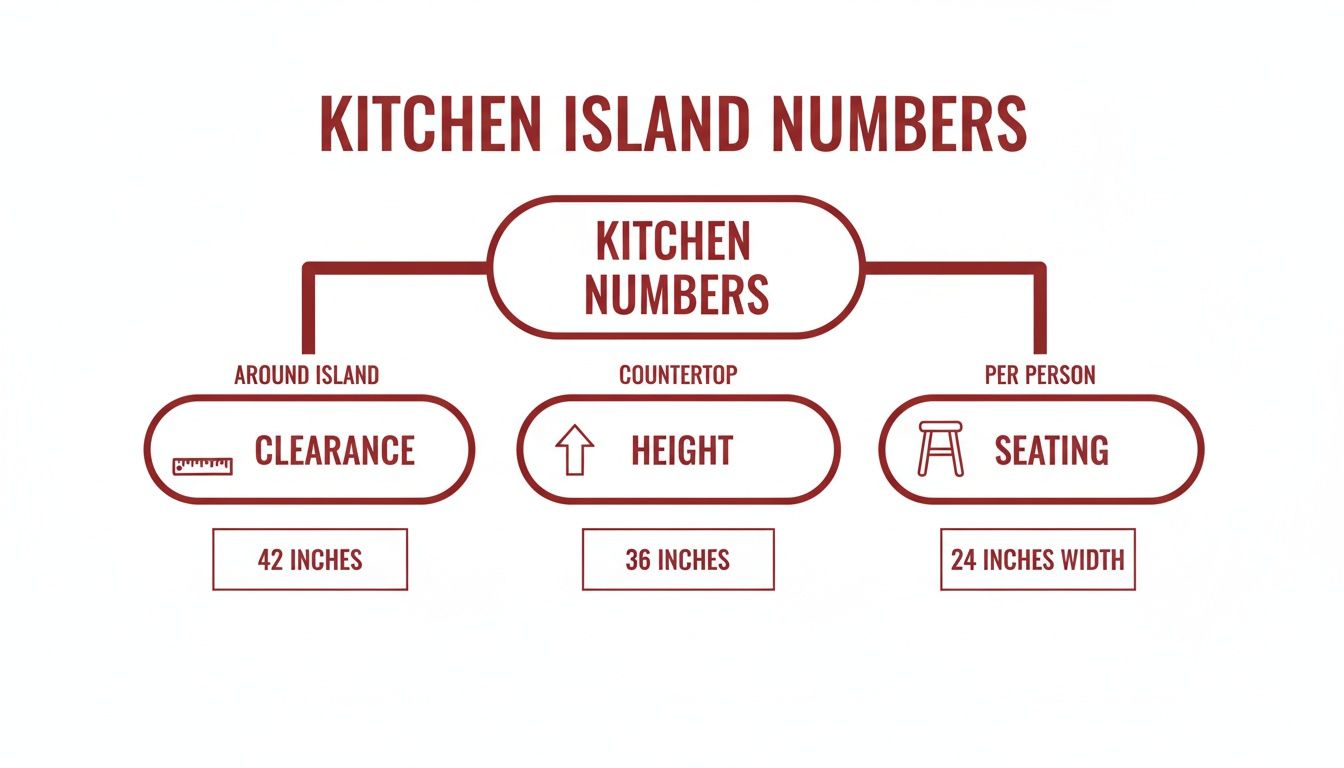 A Practical Guide To Kitchen Island Size Guidelines