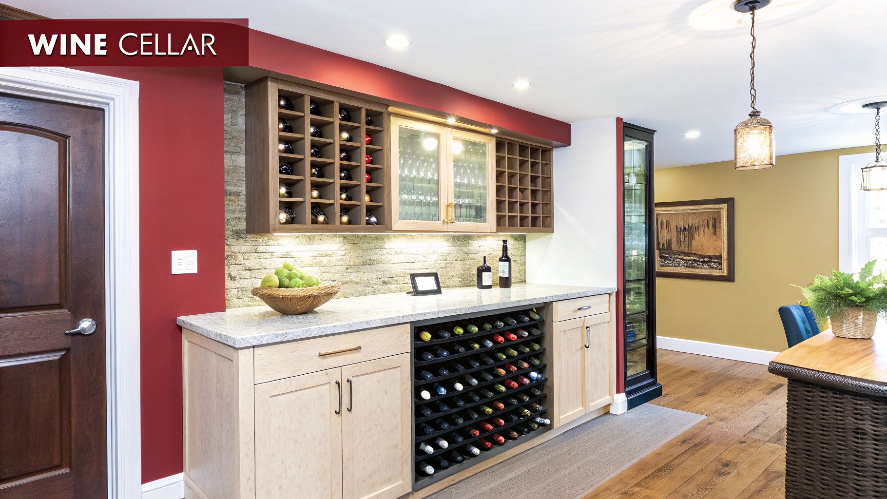 Wet Bar/Wine Cellar