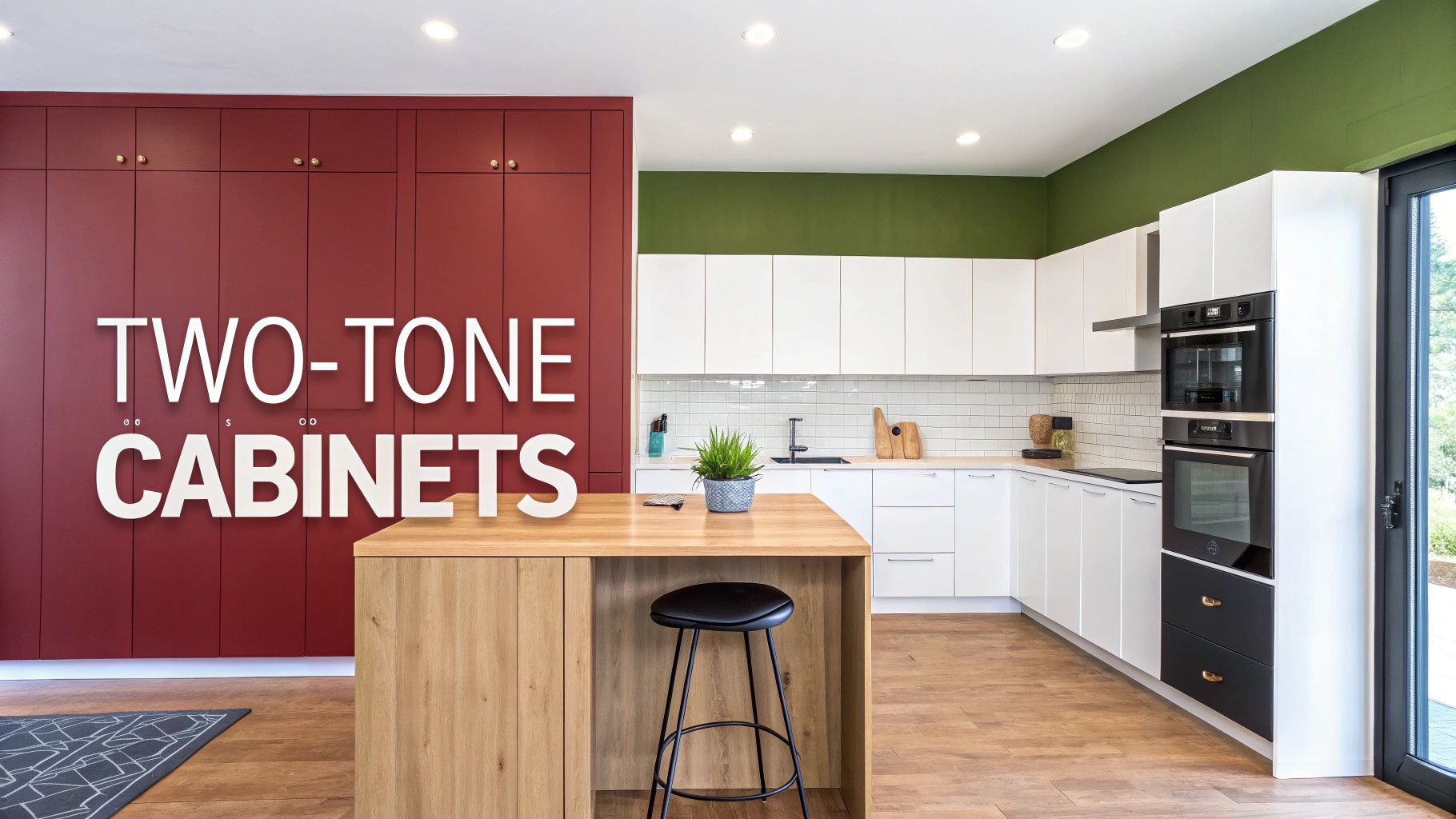 Two-Tone Kitchen Cabinets