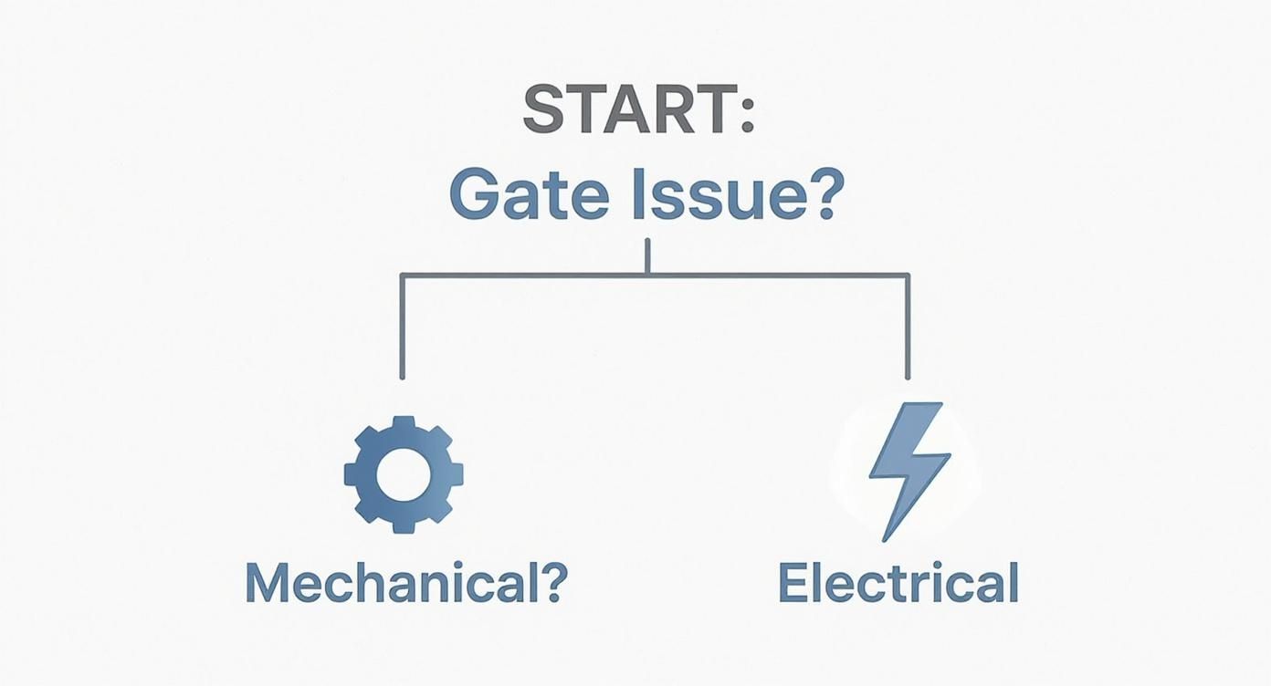 Infographic about driveway gate repair near me