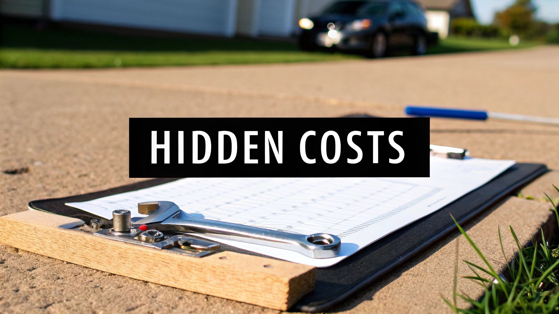 Technician installing an automatic driveway gate opener