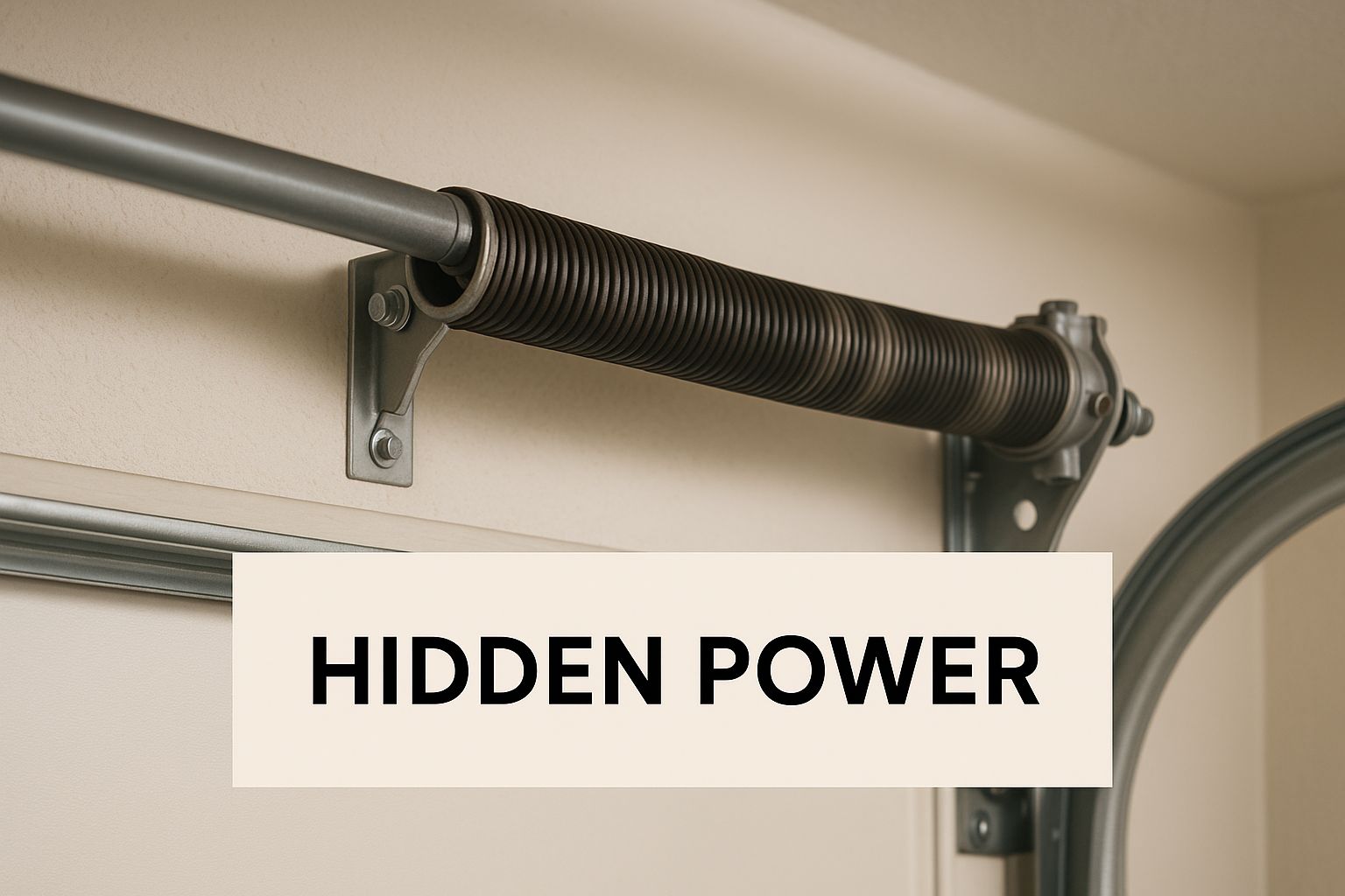 Infographic about dangers of garage door springs