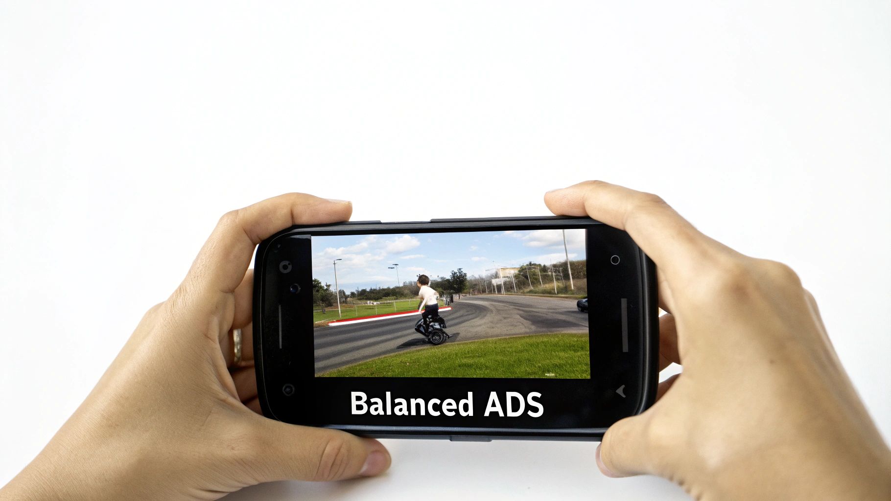 Illustration of a smartphone screen showing various well-integrated ad formats within an app.