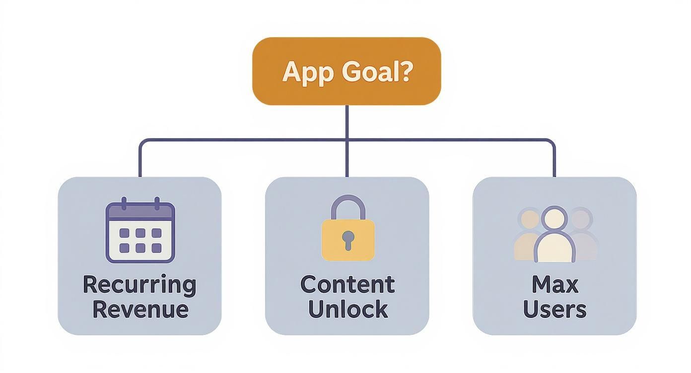 Infographic about how to monetize mobile apps