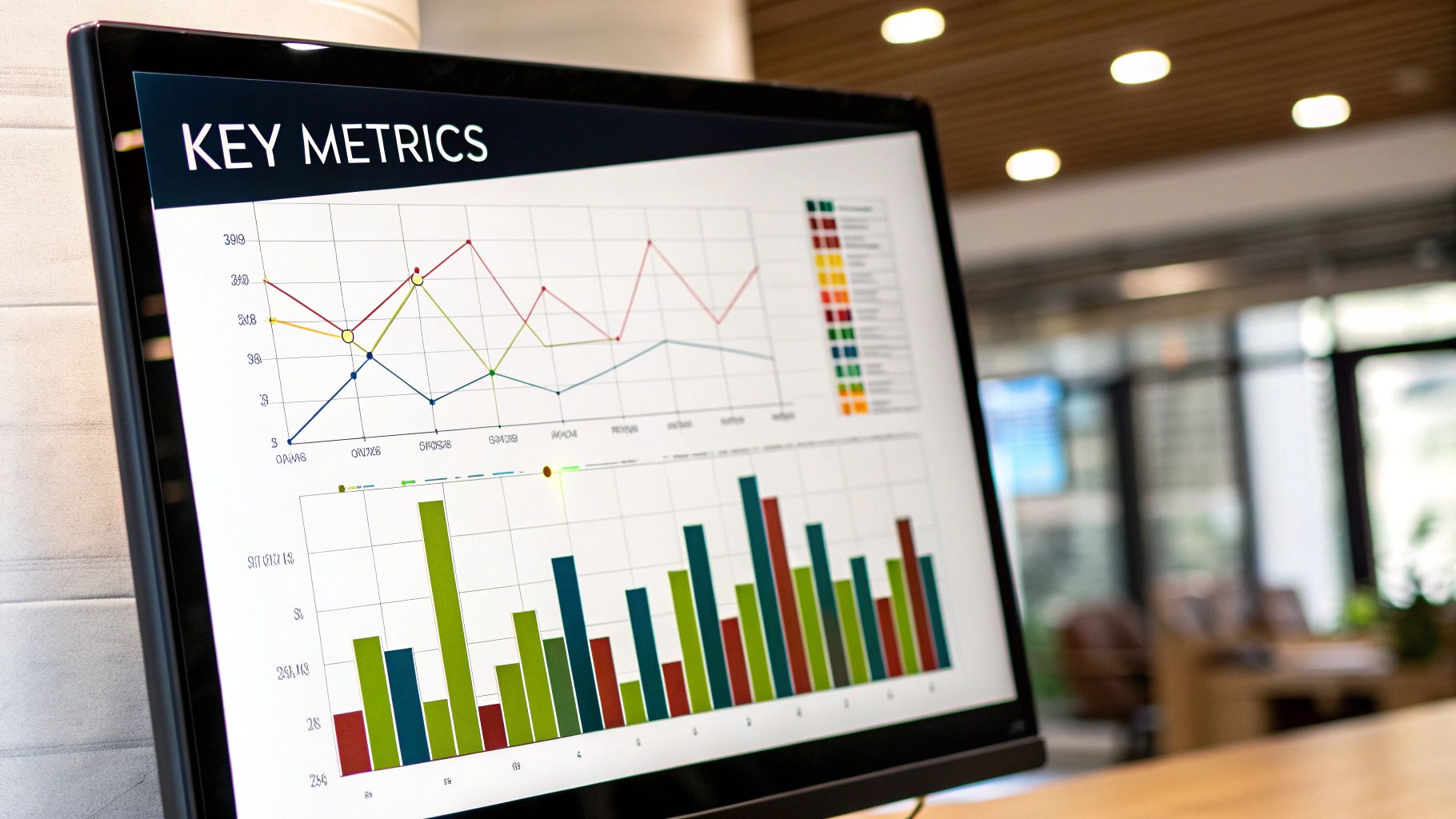 A dashboard showing key app metrics like LTV, ROAS, and Retention Rate, indicating successful data tracking.