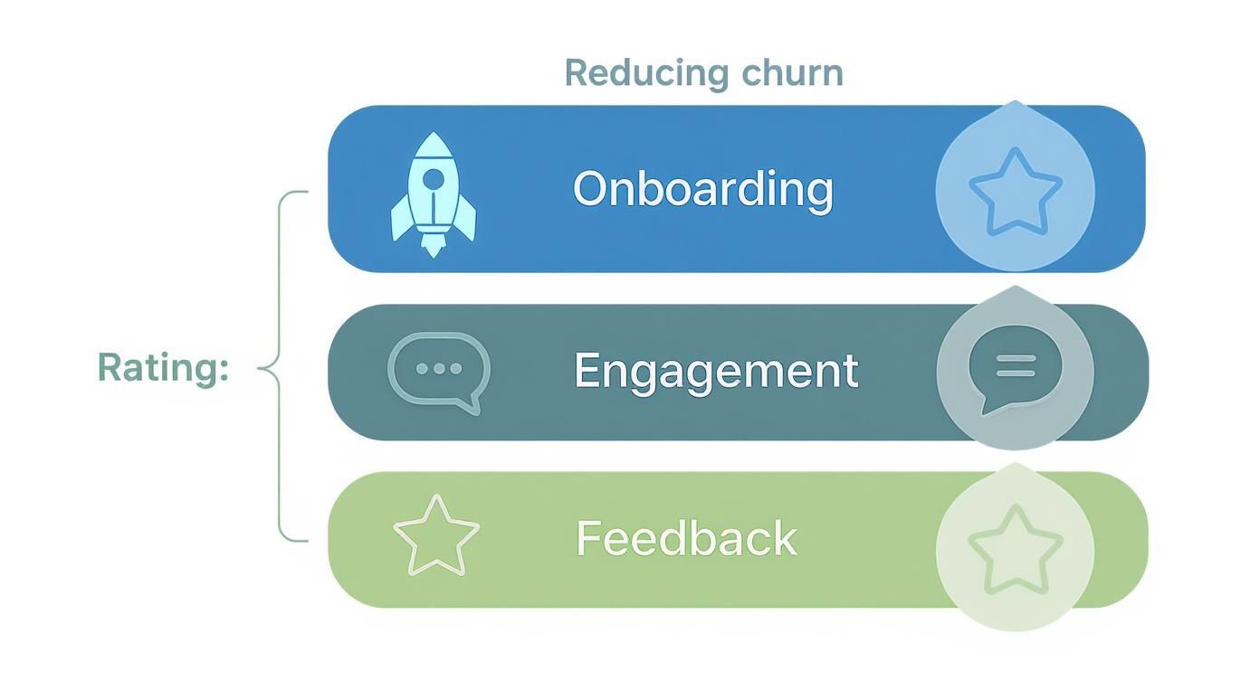 Infographic about subscriber churn rate