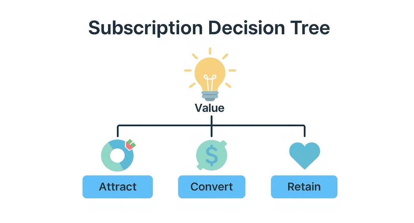 Infographic about subscription pricing strategies