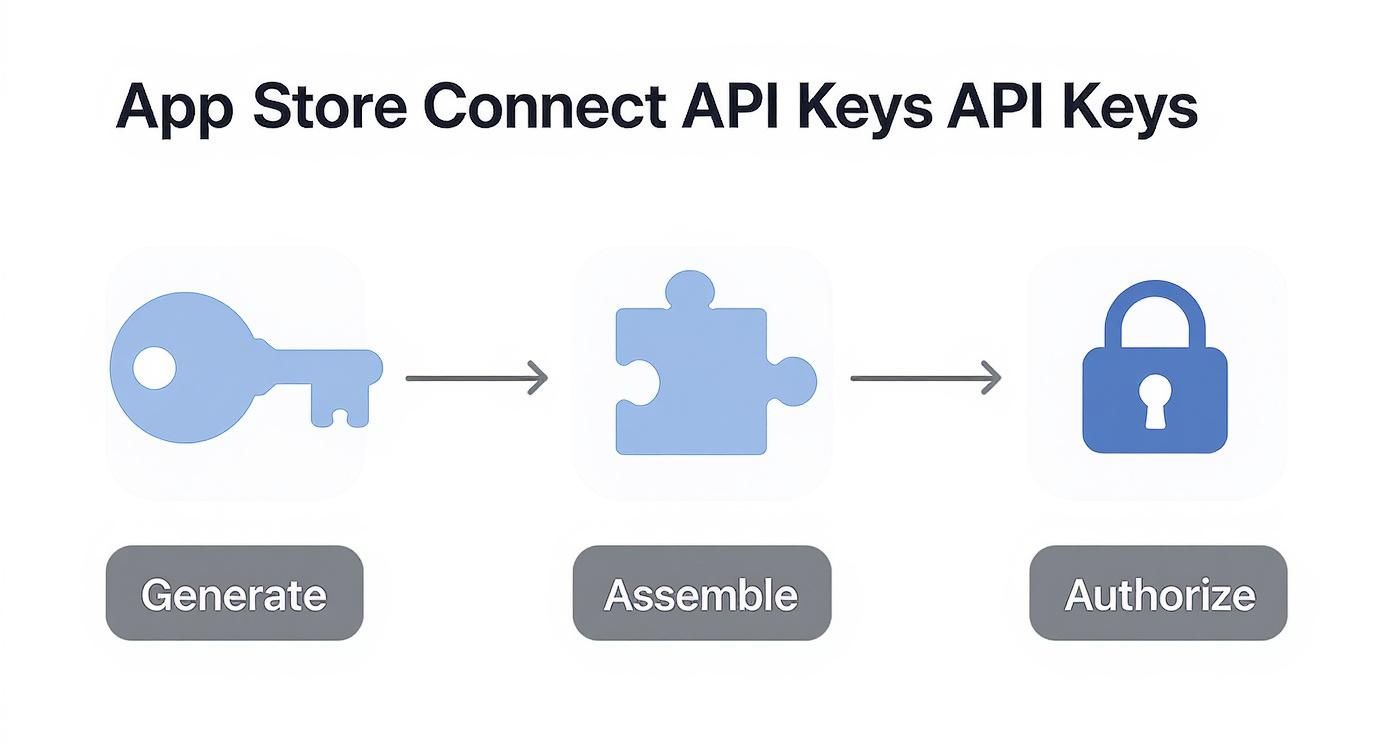 Infographic about app store connect api